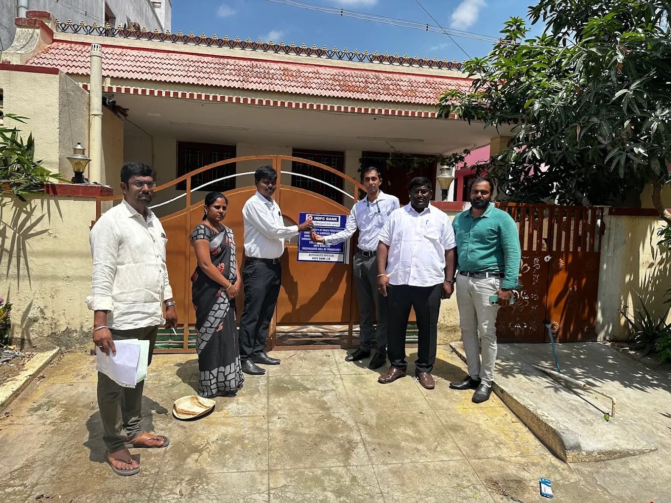 Sai Resolution Service field team during a possession handover